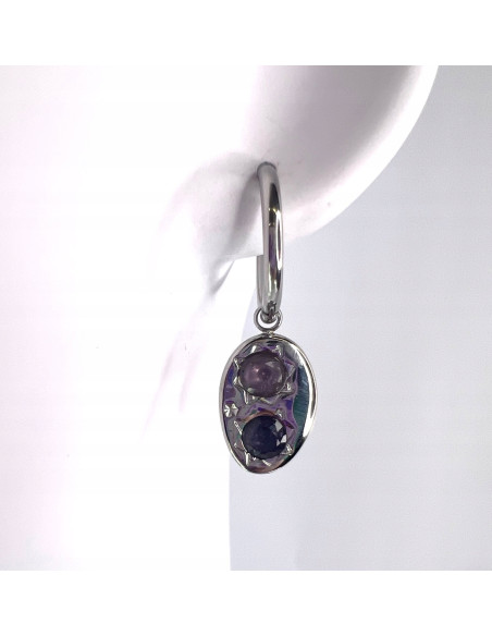 Kolczyki ze stali chirurgicznej Lolita Accessories srebrne