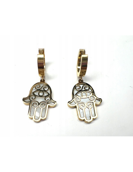 Kolczyki HAMSA ze stali chirurgicznej stal chirurgiczna Lolita Accessories