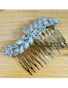 GRZEBIEŃ wsuwany do włosów wtykowy ozdobny diamenty... 2