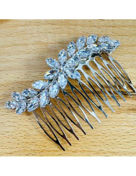 GRZEBIEŃ wsuwany do włosów wtykowy ozdobny diamenty Lolita Akcesoria