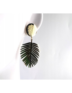 Kolczyki Liście ze stali chirurgicznej Lolita Accessories...