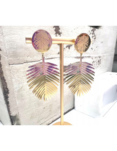 Kolczyki Liście ze stali chirurgicznej Lolita Accessories... 2