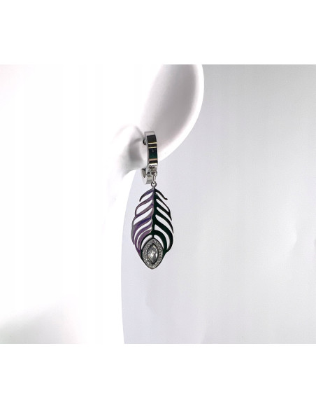 Kolczyki ze stali chirurgicznej Lolita Accessories srebrne