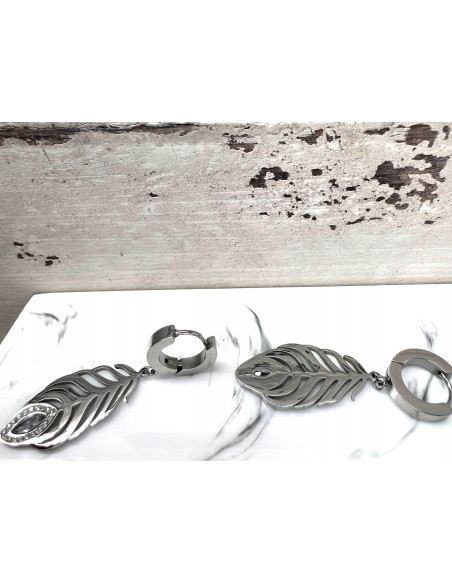 Kolczyki ze stali chirurgicznej Lolita Accessories srebrne