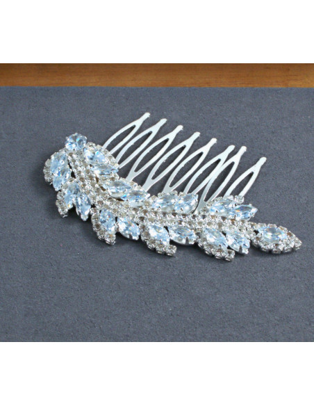 GRZEBIEŃ wsuwany do włosów wtykowy ozdobny diamenty Lolita Akcesoria