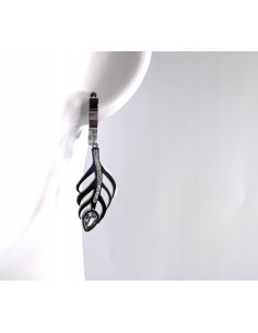 Kolczyki ze stali chirurgicznej Lolita Accessories srebrne