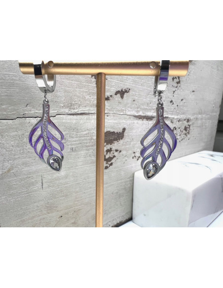 Kolczyki ze stali chirurgicznej Lolita Accessories srebrne