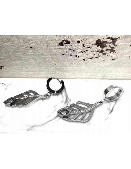 Kolczyki ze stali chirurgicznej Lolita Accessories srebrne