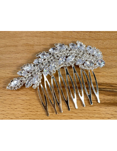 GRZEBIEŃ wsuwany do włosów wtykowy ozdobny diamenty Lolita Akcesoria