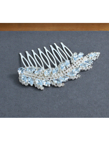 GRZEBIEŃ wsuwany do włosów wtykowy ozdobny diamenty Lolita Akcesoria