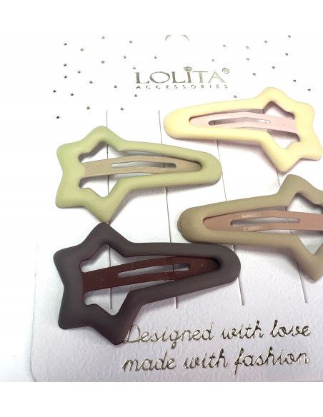 Zestaw spinkek dla dziewczynki spinki pyki dziecka Lolita Accessories