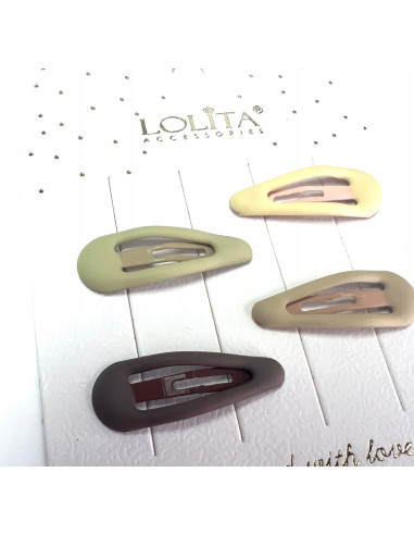 Zestaw spinkek dla dziewczynki spinki pyki...