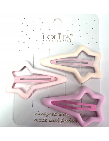 Zestaw spinkek dla dziewczynki spinki pyki dziecka Lolita Accessories