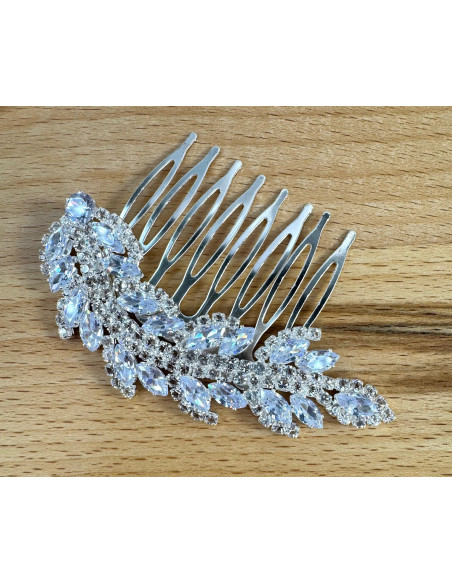 GRZEBIEŃ wsuwany do włosów wtykowy ozdobny diamenty Lolita Akcesoria