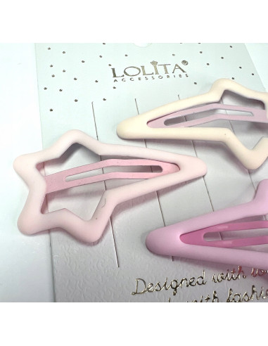 Zestaw spinkek dla dziewczynki spinki pyki...