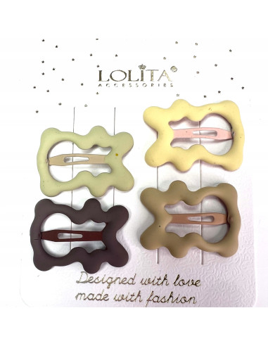 Zestaw spinkek dla dziewczynki spinki pyki dziecka Lolita Accessories