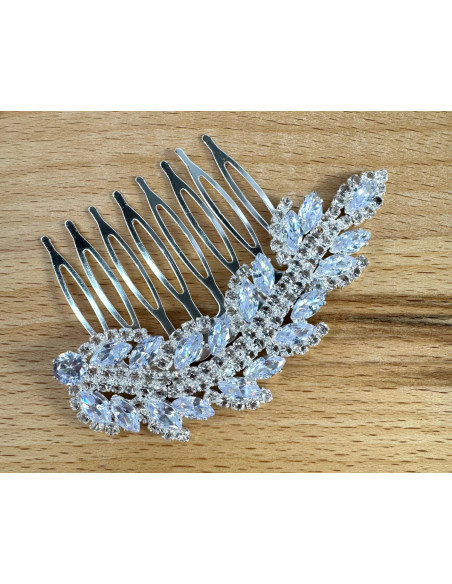 GRZEBIEŃ wsuwany do włosów wtykowy ozdobny diamenty Lolita Akcesoria