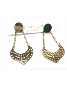 Kolczyki BOHO stal chirurgiczna Lolita Accessories złote