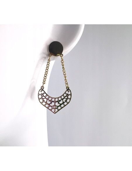 Kolczyki BOHO stal chirurgiczna Lolita Accessories złote