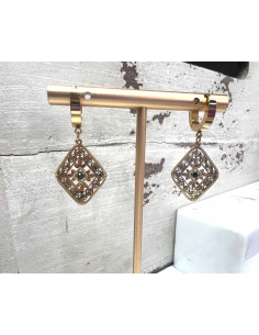 Kolczyki BOHO stal chirurgiczna Lolita Accessories złote 2