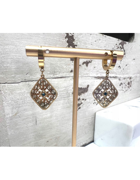 Kolczyki BOHO stal chirurgiczna Lolita Accessories złote