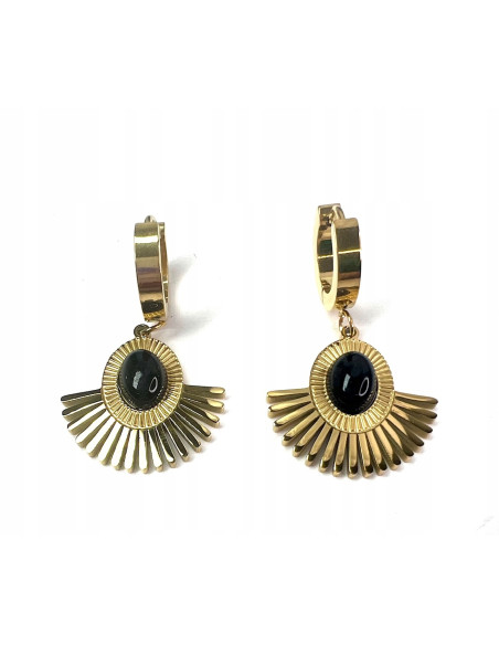 Kolczyki BOHO stal chirurgiczna Lolita Accessories złote