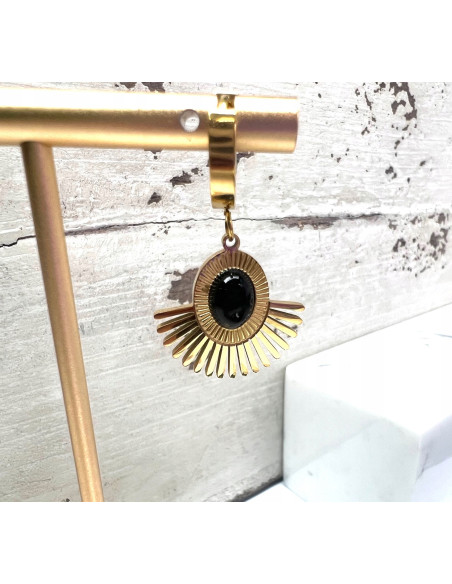 Kolczyki BOHO stal chirurgiczna Lolita Accessories złote