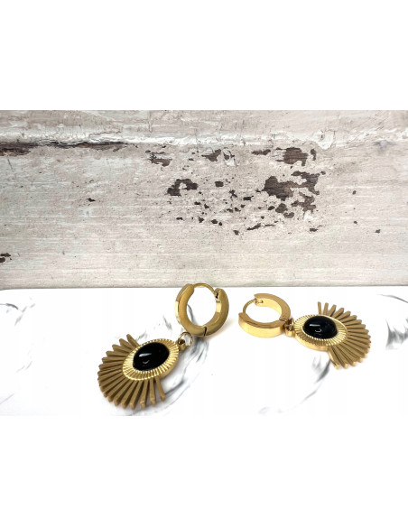 Kolczyki BOHO stal chirurgiczna Lolita Accessories złote