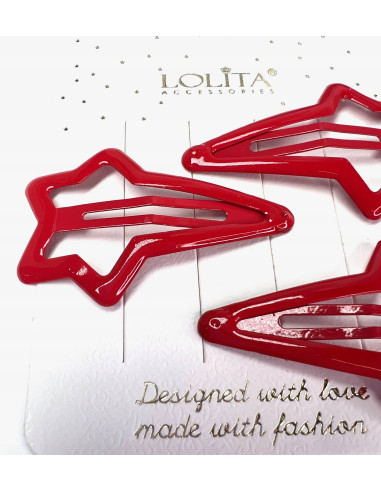 Zestaw spinkek dla dziewczynki spinki pyki...