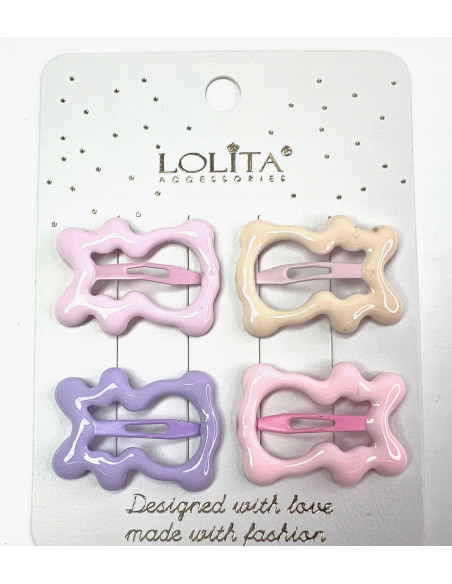Zestaw spinkek dla dziewczynki spinki pyki dziecka Lolita Accessories