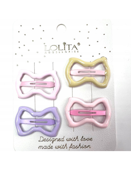 Zestaw spinkek dla dziewczynki spinki pyki dziecka Lolita Accessories