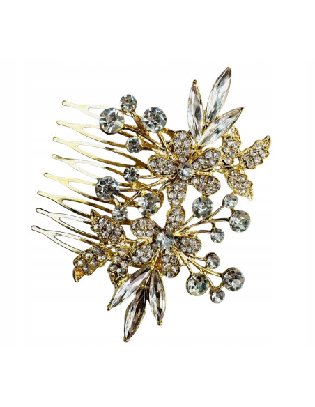 Grzebień wsuwany do włosów wtykowy ozdobny diamenty Lolita Accessories