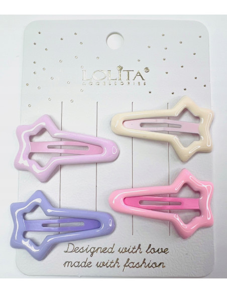 Zestaw spinkek dla dziewczynki spinki pyki dziecka Lolita Accessories