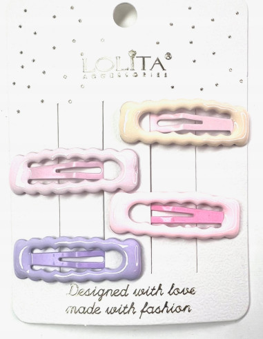 Zestaw spinkek dla dziewczynki spinki pyki dziecka Lolita Accessories