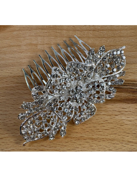 GRZEBIEŃ wsuwany do włosów wtykowy ozdobny diamenty Lolita Akcesoria