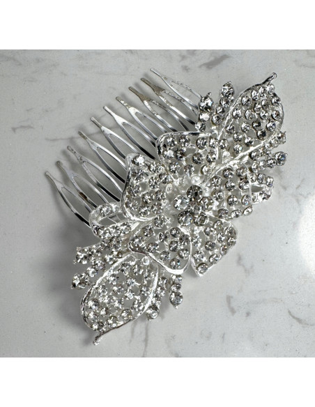 GRZEBIEŃ wsuwany do włosów wtykowy ozdobny diamenty Lolita Akcesoria