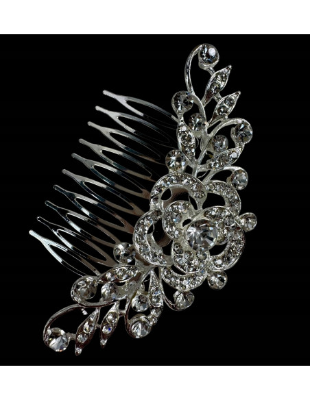 GRZEBIEŃ wsuwany do włosów wtykowy ozdobny diamenty Lolita Akcesoria