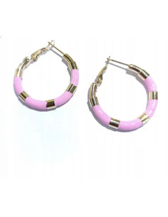 Kolczyki złote koła stal chirurgiczna nierdzewna Lolita...