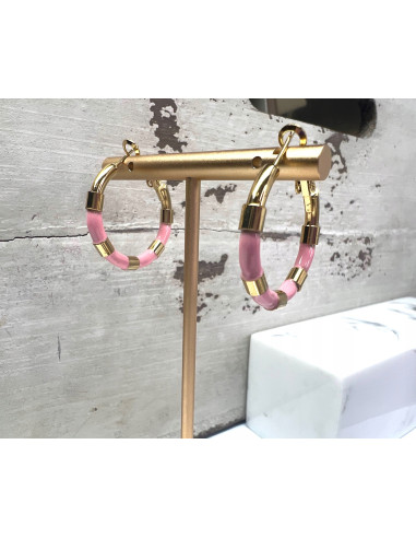 Kolczyki złote koła stal chirurgiczna...