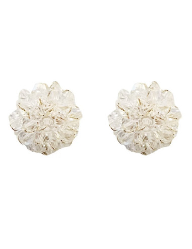 Kolczyki Kwiaty Srebrny sztyft 925 Lolita Accessories