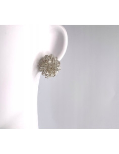 Kolczyki Kwiaty Srebrny sztyft 925 Lolita Accessories 2