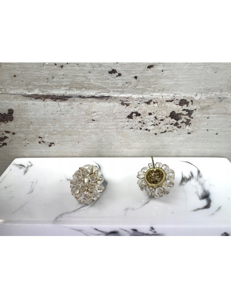 Kolczyki Kwiaty Srebrny sztyft 925 Lolita Accessories