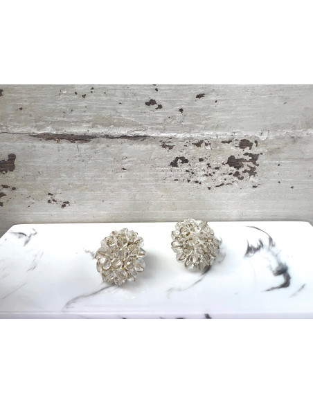 Kolczyki Kwiaty Srebrny sztyft 925 Lolita Accessories