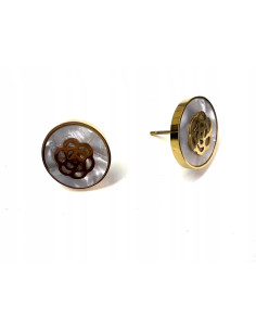 Kolczyki ze stali chirurgicznej Lolita Accessories złote