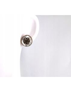 Kolczyki ze stali chirurgicznej Lolita Accessories złote 2