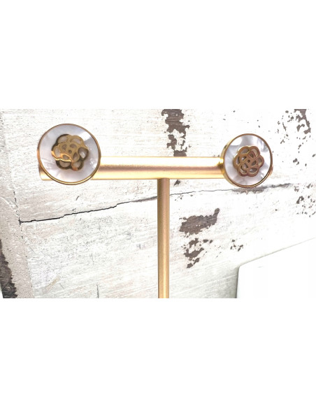 Kolczyki ze stali chirurgicznej Lolita Accessories złote