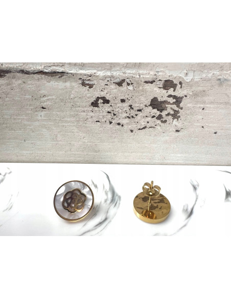 Kolczyki ze stali chirurgicznej Lolita Accessories złote