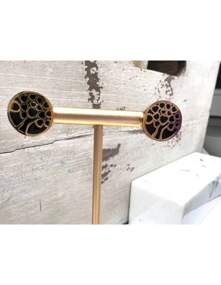 Kolczyki ze stali chirurgicznej Lolita Accessories złote