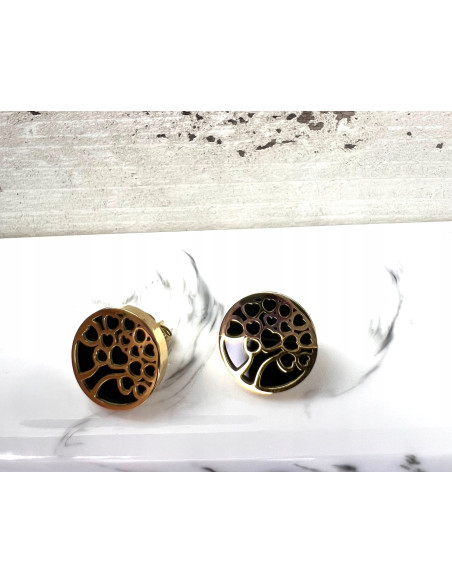 Kolczyki ze stali chirurgicznej Lolita Accessories złote