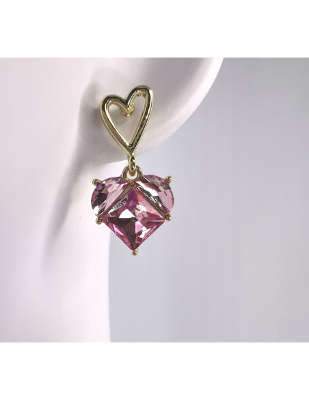 Kolczyki Lolita Accessories Srebrny sztyft "925" Serce